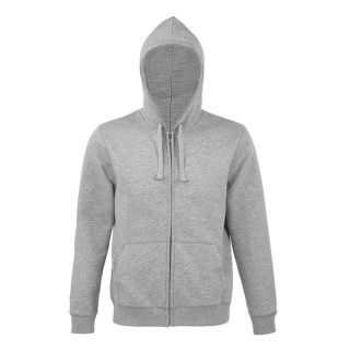 Sudadera deportiva hombre con capucha y cremallera personalizada